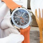 Replica Patek Philippe Aquanaut 5968g Watch Orange Strap  Automatic